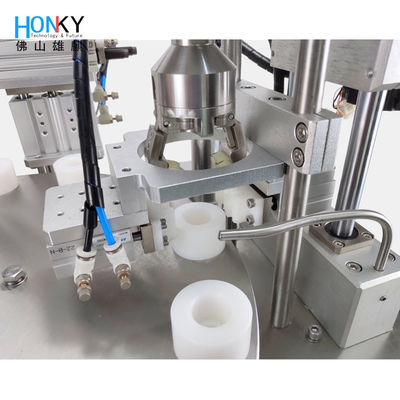 Desktop Small Vial Liquid Perfume Filling Capping Machine With High Precision Pump And Servo Motor For Small Vial Capping Packing