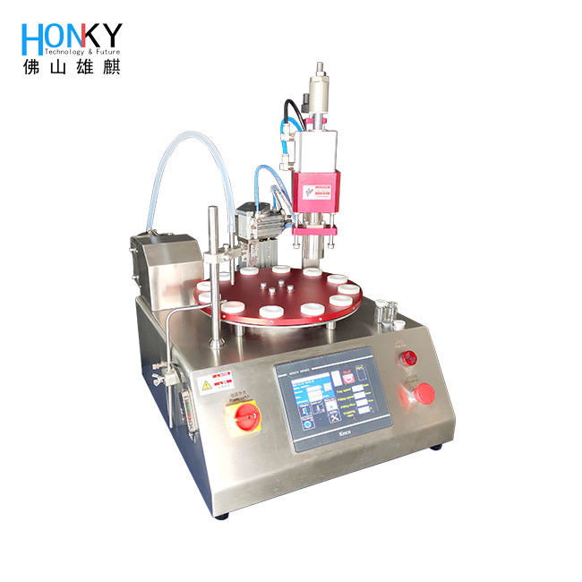 Desktop Vial Filling Machine with 304 Stainless Steel and 12 Months Warranty – Easy Operate for Small Business & R&D Labs