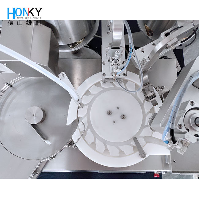 Бутылка машины 25BPM 30 настольной автоматической пробирки заполняя покрывая в минуту