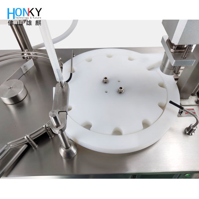 Полуавтоматическая машина для заполнения и закрывания флаконов с 3 мл эсенции