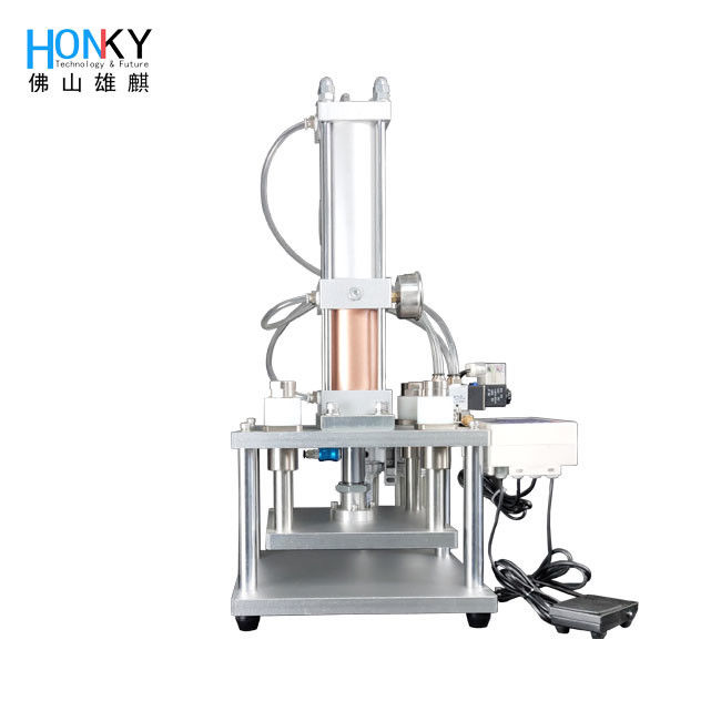 Adjustable Pressure Cap Pressing Machine for Small Business Use in Cosmetic Bottle Plug Pressing
