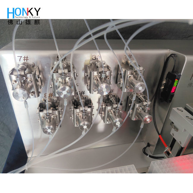 Полностью электрическая настольная диагностическая линия тип машины завалки реагента для плиты 96 глубоких скважин