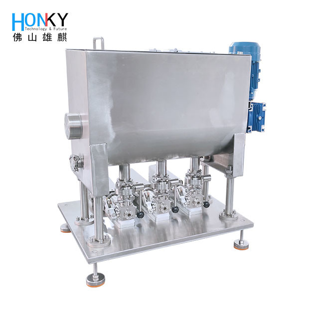 Multiple Heads Servo Motor Driven High Precision Piston Pump With Mix Hopper For High Viscosity Material Quantative Packing
