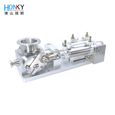 Пневматическая упаковочная машина для кошачьего корма в виде полосок с использованием керамического поршневого насоса для высокоскоростной упаковки джема