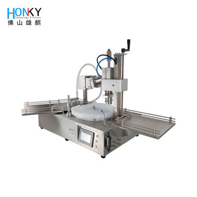 Настольный 10-25 мл Essential Vape Oil Filling Machine 25BPM для никотинового вейпового масла