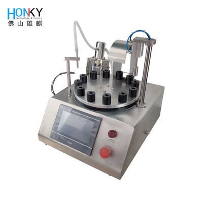Настольная полуавтоматическая Beauty Pen Tube Liquid Filling Machine с функцией нажатия щетки для косметического наполнения